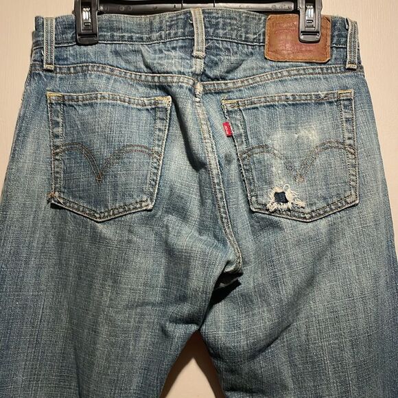 Levi’s- Vintage- The Original Jeans- Slim Straight 514-Distressed- Size W32 L32 - Picture 11 of 11